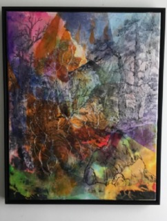 Inferno: Wild fire, 20 x 16, framed